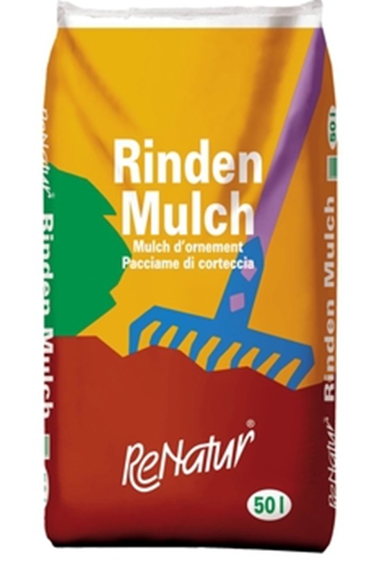 RINDENMULCH RE NATUR TORFREDUZIERT 0/40MM 70L