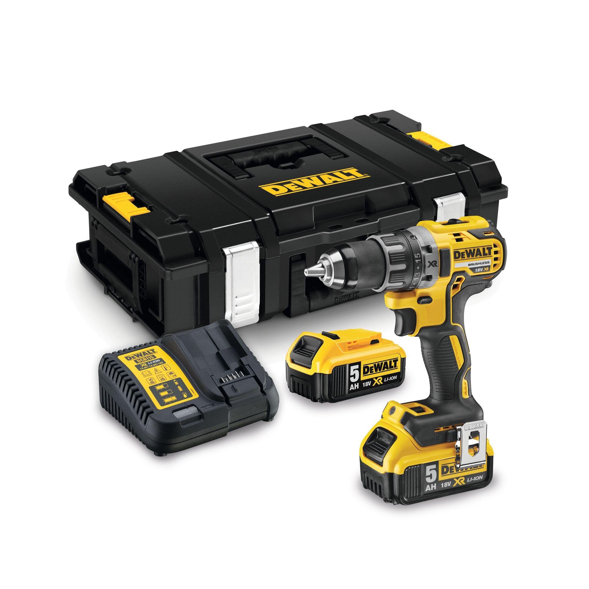 PERCEUSE-VISSEUSE 18V XR 2X5.0AHLI -ART.DCD791P2-QW- DEWALT